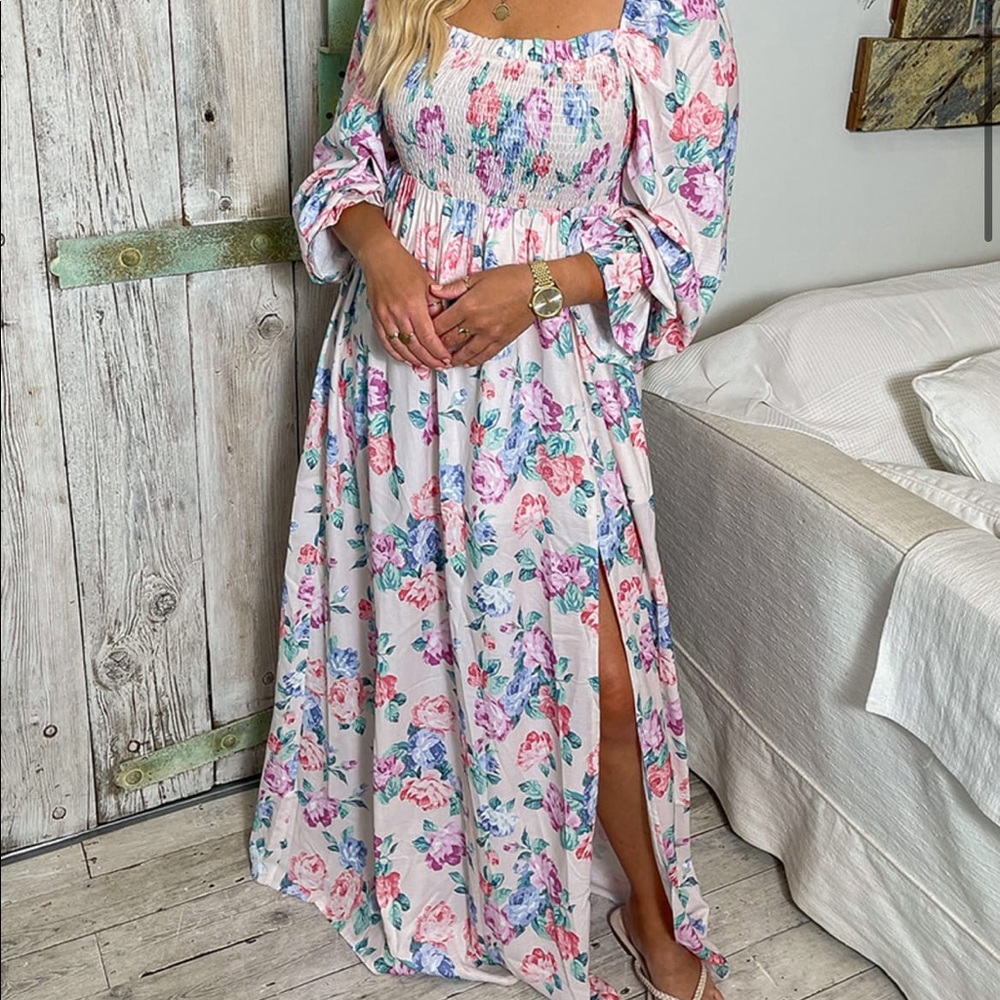 Floral Maxi - Elle Darby In The Style - US10/UK14